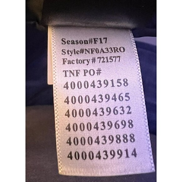 The North Face TNF Thermoball Blue Teal Full Zip Outdoor Puffer Jacket Men’s XL - Picture 10 of 13